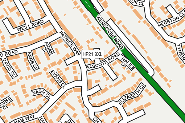 HP21 9XL map - OS OpenMap – Local (Ordnance Survey) HP21 9XL map - OS OpenMap – Local (Ordnance Survey)