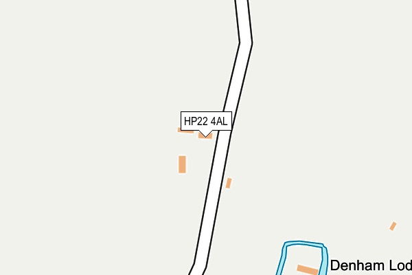 HP22 4AL map - OS OpenMap – Local (Ordnance Survey) HP22 4AL map - OS OpenMap – Local (Ordnance Survey)