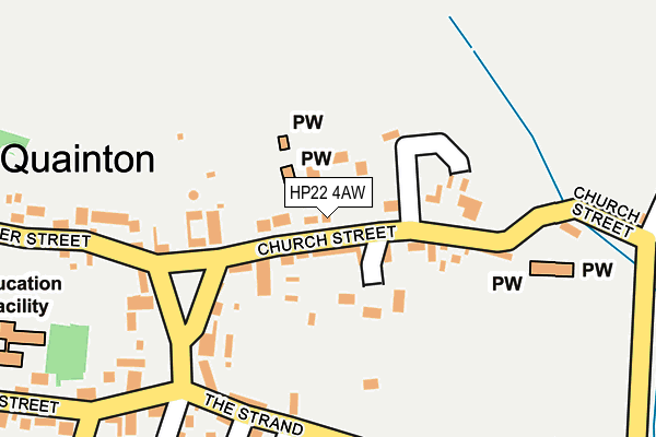 HP22 4AW map - OS OpenMap – Local (Ordnance Survey) HP22 4AW map - OS OpenMap – Local (Ordnance Survey)