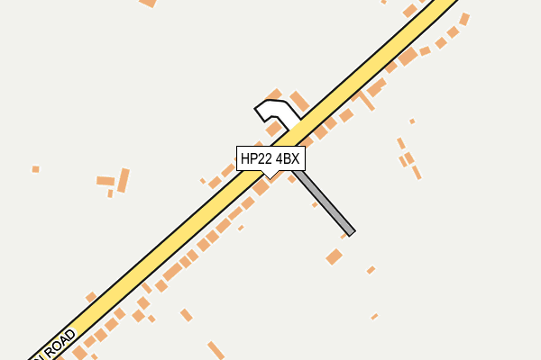HP22 4BX map - OS OpenMap – Local (Ordnance Survey) HP22 4BX map - OS OpenMap – Local (Ordnance Survey)