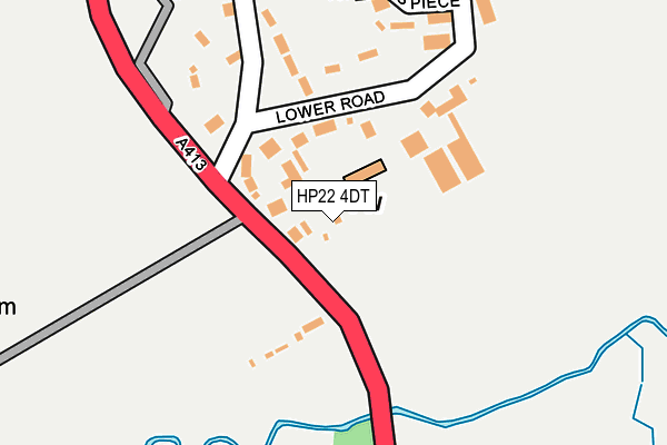 HP22 4DT map - OS OpenMap – Local (Ordnance Survey)