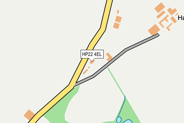 HP22 4EL map - OS OpenMap – Local (Ordnance Survey)