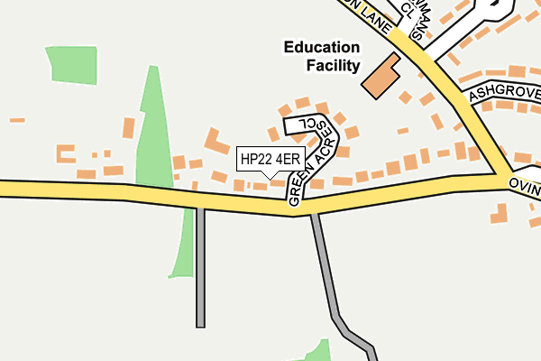 HP22 4ER map - OS OpenMap – Local (Ordnance Survey) HP22 4ER map - OS OpenMap – Local (Ordnance Survey)