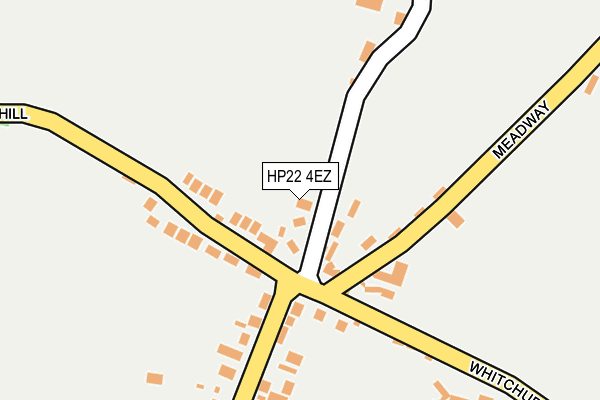 HP22 4EZ map - OS OpenMap – Local (Ordnance Survey) HP22 4EZ map - OS OpenMap – Local (Ordnance Survey)