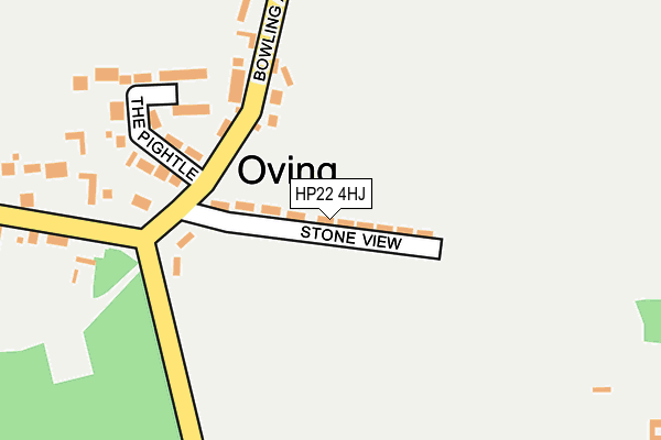HP22 4HJ map - OS OpenMap – Local (Ordnance Survey) HP22 4HJ map - OS OpenMap – Local (Ordnance Survey)