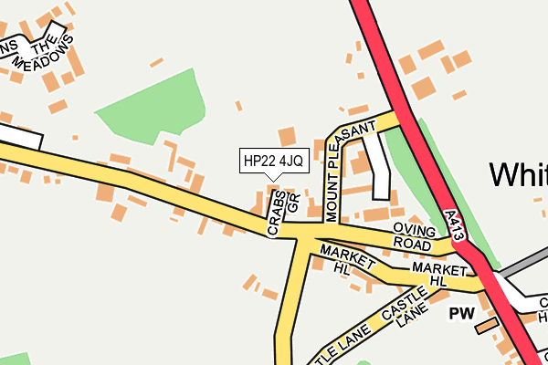 HP22 4JQ map - OS OpenMap – Local (Ordnance Survey) HP22 4JQ map - OS OpenMap – Local (Ordnance Survey)