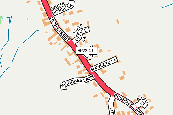 HP22 4JT map - OS OpenMap – Local (Ordnance Survey) HP22 4JT map - OS OpenMap – Local (Ordnance Survey)