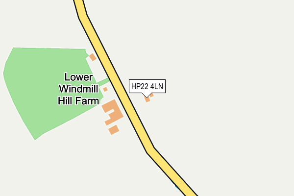 HP22 4LN map - OS OpenMap – Local (Ordnance Survey) HP22 4LN map - OS OpenMap – Local (Ordnance Survey)