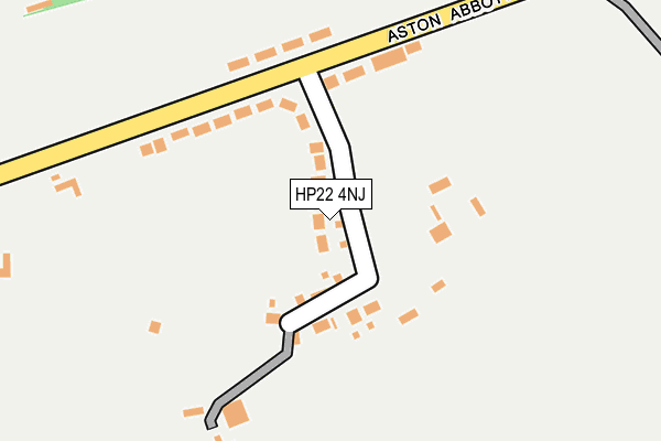 HP22 4NJ map - OS OpenMap – Local (Ordnance Survey) HP22 4NJ map - OS OpenMap – Local (Ordnance Survey)