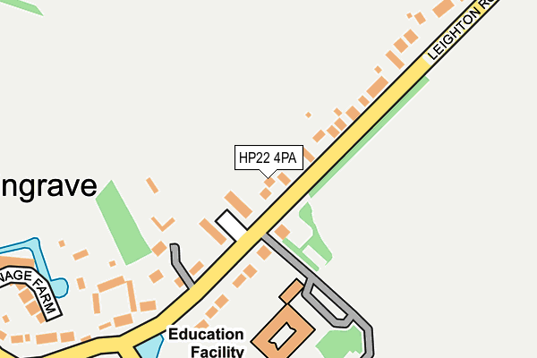 HP22 4PA map - OS OpenMap – Local (Ordnance Survey) HP22 4PA map - OS OpenMap – Local (Ordnance Survey)