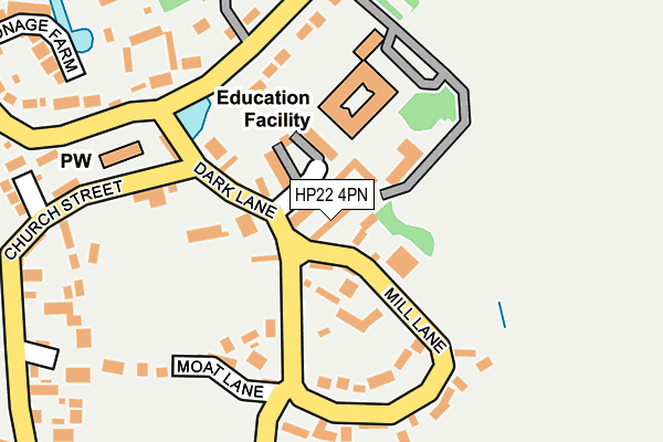 HP22 4PN map - OS OpenMap – Local (Ordnance Survey) HP22 4PN map - OS OpenMap – Local (Ordnance Survey)