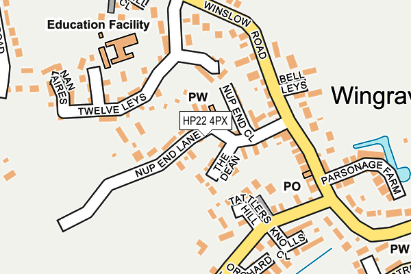 HP22 4PX map - OS OpenMap – Local (Ordnance Survey) HP22 4PX map - OS OpenMap – Local (Ordnance Survey)
