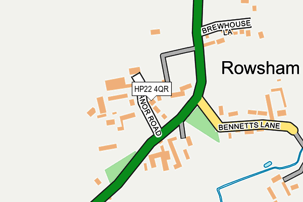 HP22 4QR map - OS OpenMap – Local (Ordnance Survey) HP22 4QR map - OS OpenMap – Local (Ordnance Survey)