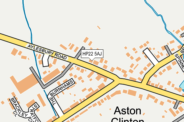 HP22 5AJ map - OS OpenMap – Local (Ordnance Survey)