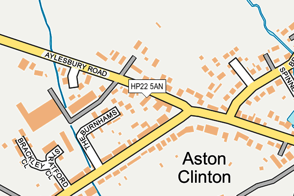 HP22 5AN map - OS OpenMap – Local (Ordnance Survey)