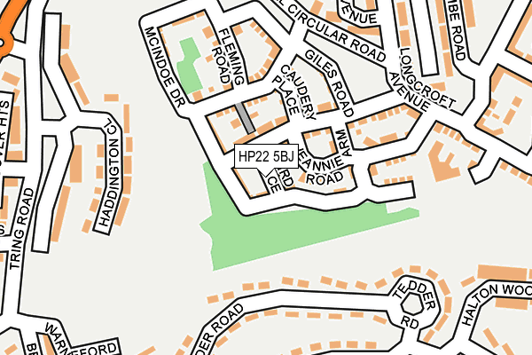 HP22 5BJ map - OS OpenMap – Local (Ordnance Survey) HP22 5BJ map - OS OpenMap – Local (Ordnance Survey)