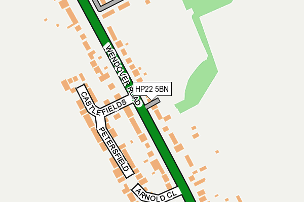 HP22 5BN map - OS OpenMap – Local (Ordnance Survey) HP22 5BN map - OS OpenMap – Local (Ordnance Survey)