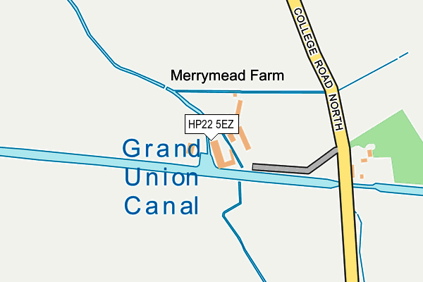 HP22 5EZ map - OS OpenMap – Local (Ordnance Survey)