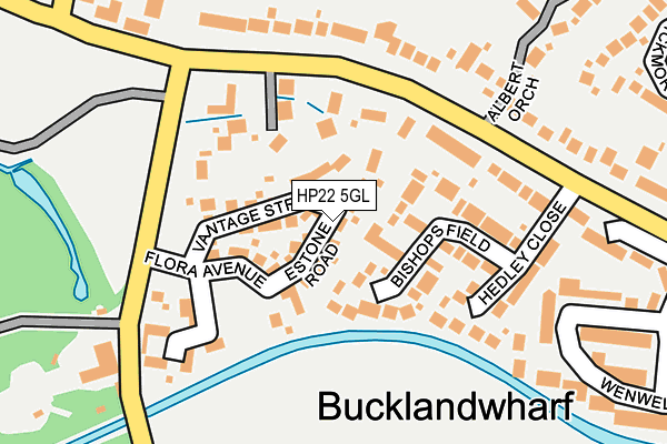 HP22 5GL map - OS OpenMap – Local (Ordnance Survey) HP22 5GL map - OS OpenMap – Local (Ordnance Survey)