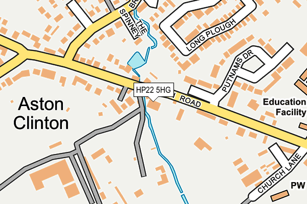 HP22 5HG map - OS OpenMap – Local (Ordnance Survey) HP22 5HG map - OS OpenMap – Local (Ordnance Survey)