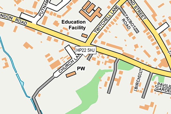 HP22 5HJ map - OS OpenMap – Local (Ordnance Survey) HP22 5HJ map - OS OpenMap – Local (Ordnance Survey)