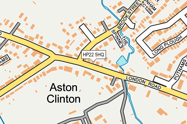 HP22 5HQ map - OS OpenMap – Local (Ordnance Survey)