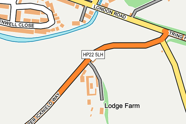 HP22 5LH map - OS OpenMap – Local (Ordnance Survey) HP22 5LH map - OS OpenMap – Local (Ordnance Survey)