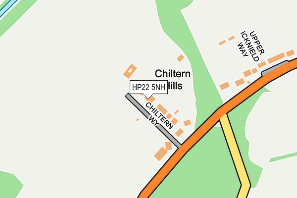 HP22 5NH map - OS OpenMap – Local (Ordnance Survey)