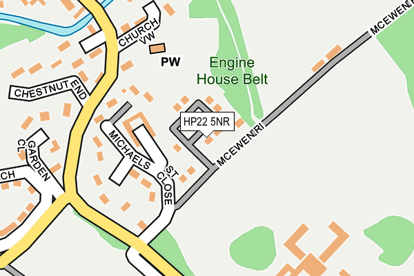 HP22 5NR map - OS OpenMap – Local (Ordnance Survey) HP22 5NR map - OS OpenMap – Local (Ordnance Survey)