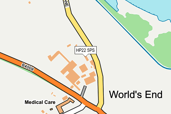 HP22 5PS map - OS OpenMap – Local (Ordnance Survey) HP22 5PS map - OS OpenMap – Local (Ordnance Survey)