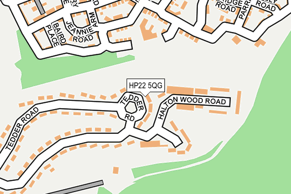 HP22 5QG map - OS OpenMap – Local (Ordnance Survey) HP22 5QG map - OS OpenMap – Local (Ordnance Survey)