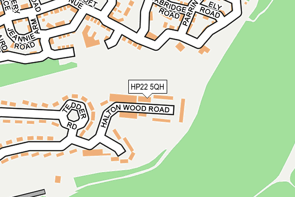 HP22 5QH map - OS OpenMap – Local (Ordnance Survey)