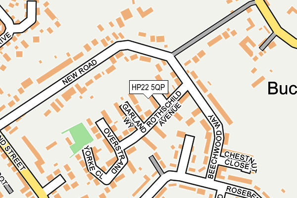 HP22 5QP map - OS OpenMap – Local (Ordnance Survey) HP22 5QP map - OS OpenMap – Local (Ordnance Survey)