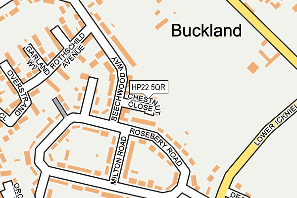HP22 5QR map - OS OpenMap – Local (Ordnance Survey)