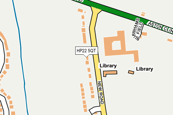 HP22 5QT map - OS OpenMap – Local (Ordnance Survey)