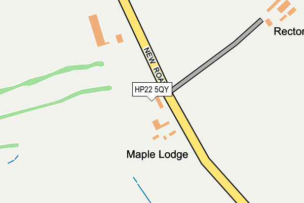 HP22 5QY map - OS OpenMap – Local (Ordnance Survey) HP22 5QY map - OS OpenMap – Local (Ordnance Survey)
