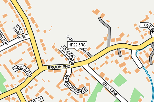 HP22 5RS map - OS OpenMap – Local (Ordnance Survey)