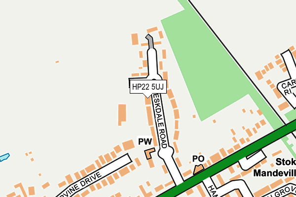 HP22 5UJ map - OS OpenMap – Local (Ordnance Survey) HP22 5UJ map - OS OpenMap – Local (Ordnance Survey)