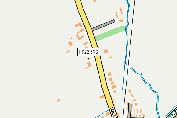 HP22 5XS map - OS OpenMap – Local (Ordnance Survey) HP22 5XS map - OS OpenMap – Local (Ordnance Survey)