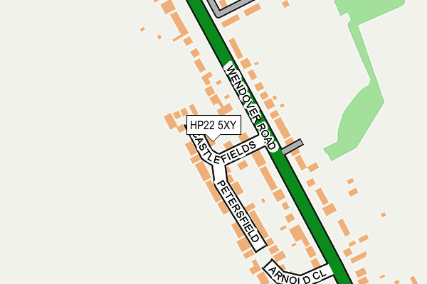 HP22 5XY map - OS OpenMap – Local (Ordnance Survey)