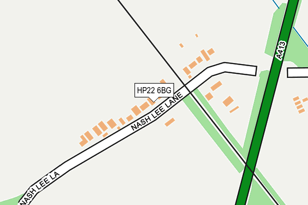 HP22 6BG map - OS OpenMap – Local (Ordnance Survey) HP22 6BG map - OS OpenMap – Local (Ordnance Survey)