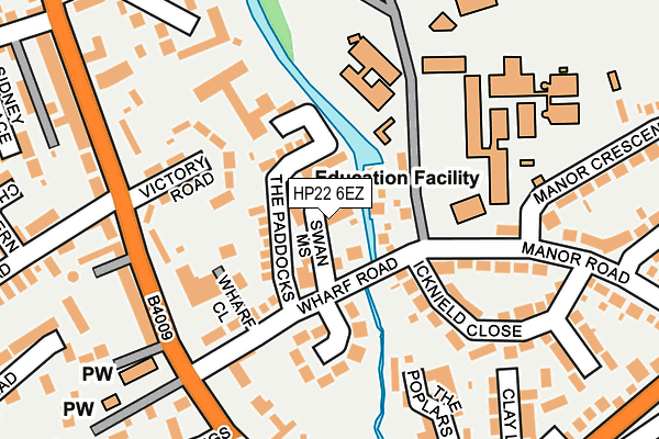HP22 6EZ map - OS OpenMap – Local (Ordnance Survey) HP22 6EZ map - OS OpenMap – Local (Ordnance Survey)