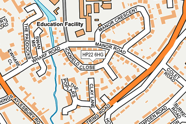 HP22 6HG map - OS OpenMap – Local (Ordnance Survey) HP22 6HG map - OS OpenMap – Local (Ordnance Survey)