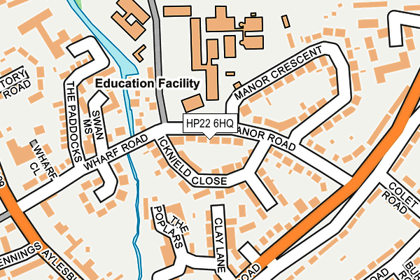 HP22 6HQ map - OS OpenMap – Local (Ordnance Survey) HP22 6HQ map - OS OpenMap – Local (Ordnance Survey)