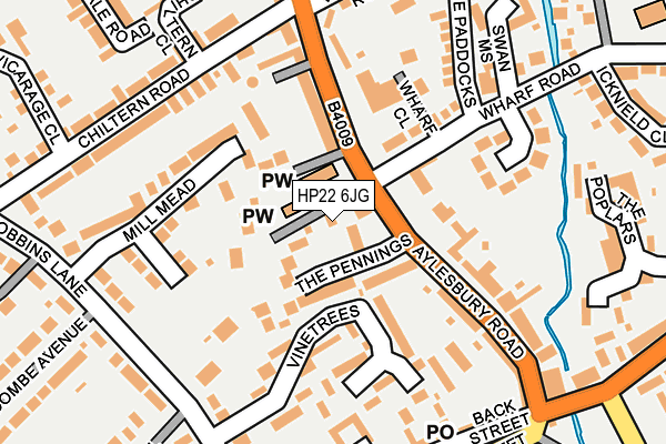 HP22 6JG map - OS OpenMap – Local (Ordnance Survey) HP22 6JG map - OS OpenMap – Local (Ordnance Survey)