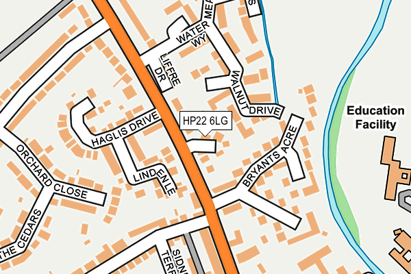HP22 6LG map - OS OpenMap – Local (Ordnance Survey) HP22 6LG map - OS OpenMap – Local (Ordnance Survey)