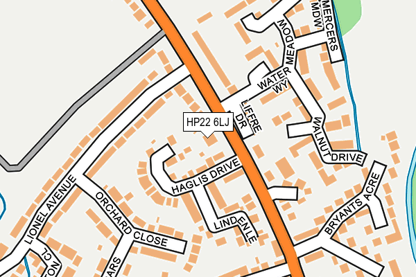 HP22 6LJ map - OS OpenMap – Local (Ordnance Survey) HP22 6LJ map - OS OpenMap – Local (Ordnance Survey)