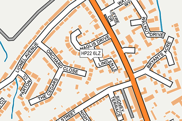 HP22 6LZ map - OS OpenMap – Local (Ordnance Survey) HP22 6LZ map - OS OpenMap – Local (Ordnance Survey)
