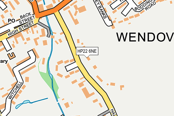 HP22 6NE map - OS OpenMap – Local (Ordnance Survey) HP22 6NE map - OS OpenMap – Local (Ordnance Survey)