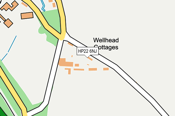 HP22 6NJ map - OS OpenMap – Local (Ordnance Survey) HP22 6NJ map - OS OpenMap – Local (Ordnance Survey)